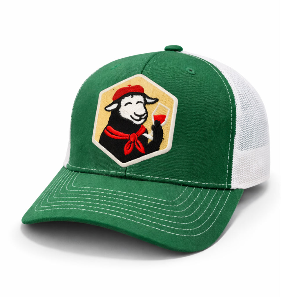 Basque Sheep Mesh Trucker Hat