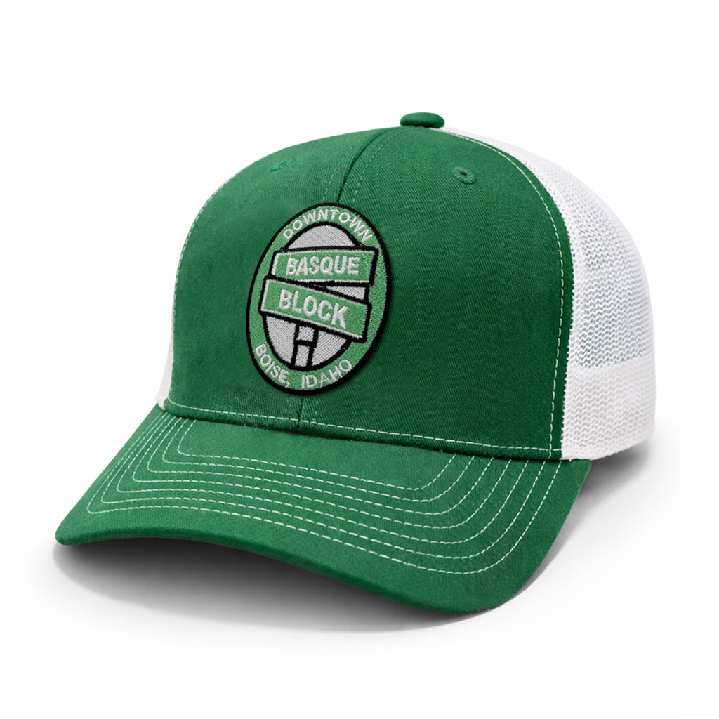Basque Block Mesh Trucker Hat