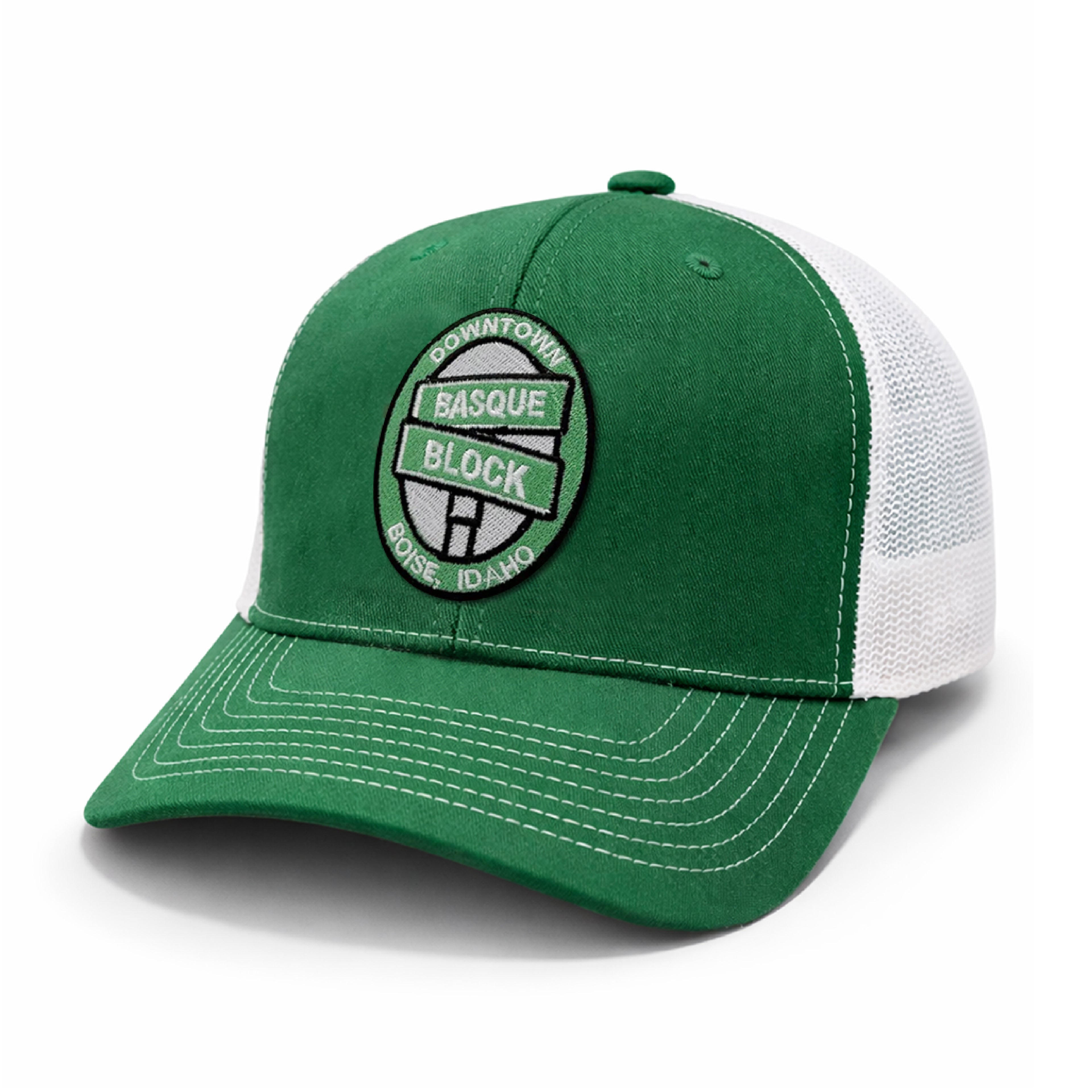 Basque Block Mesh Trucker Hat