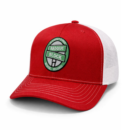 Basque Block Mesh Trucker Hat