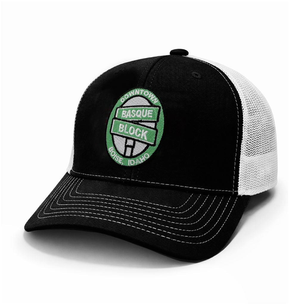 Basque Block Mesh Trucker Hat